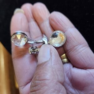 Swarovski 2-sided Crystal Cufflinks